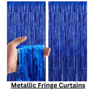 Metallic Fringe Curtains