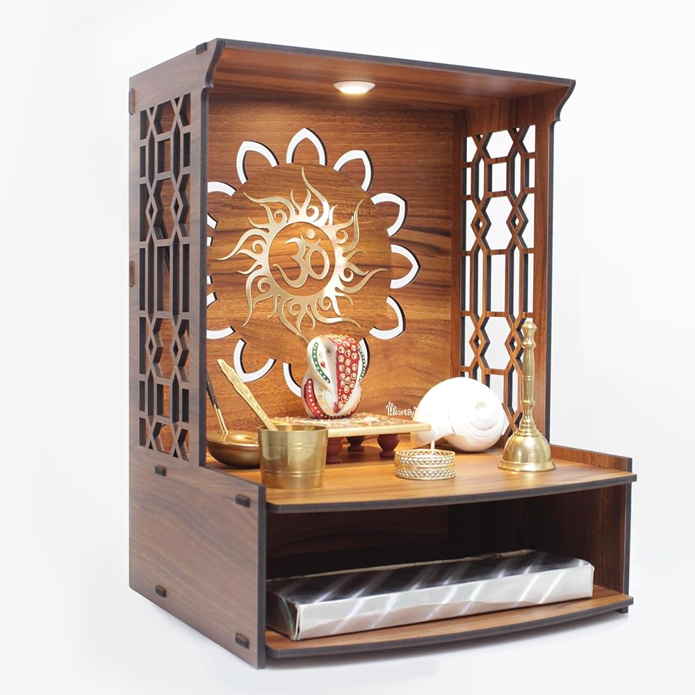 Read more about the article Wooden Pooja Mandir Designs